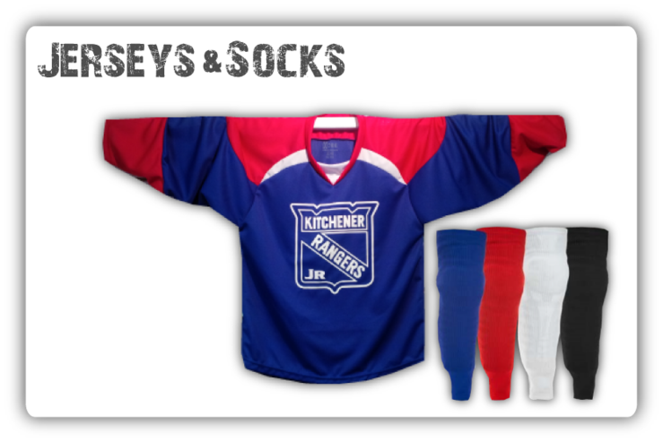 Jr Rangers Practice Jerseys and Socks